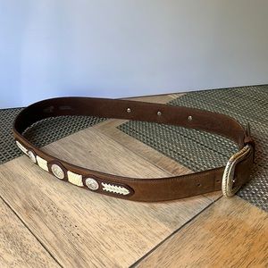 Like New! Vintage JUSTIN Leather Western Belt